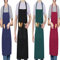 LEFUNDA® 4 Stück Kochschürze Wasserdicht Schürze mit 3 Taschen Verstellbare Grillschürze mit langen Bändern Küchenschürze für Herren Männer Damen Küche BBQ Restaurant Café