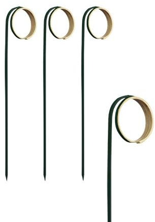 100 Fingerfood - Picker 11 cm schwarz Twister