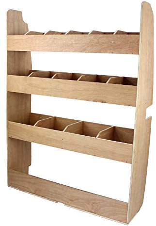 Monster Racking Meuble de Rangement en MDF 136 x 102 x 30 cm pour Véhicule SWB, Etagères de Rangement pour Fourgon et Véhicules Utilitaires