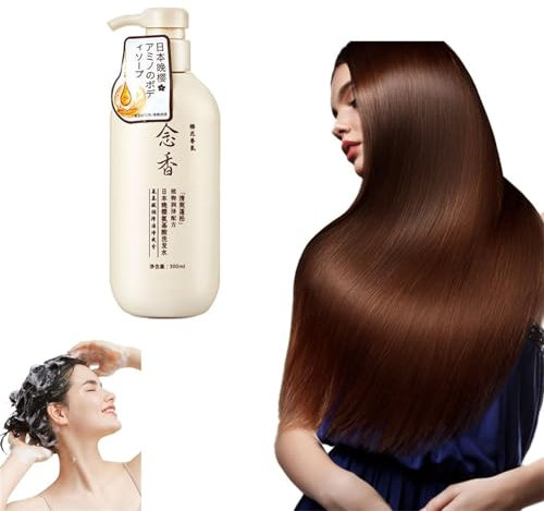 Nihexo Sakura Japanese Shampoo - Sakura Hair Growth Shampoo, Volumizing & Moisturizing, Thick and Smooth Hair (300ml)
