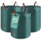 Hibisaws 3*272L Sac Jardinage Dechets,Sac Dechets Verts Resistant Indéchirables,Sac Vegetaux Jardin Avec Poignée,Sac de jardin dechet vert Pliable,Sac jardin Autoportant,Des Sacs Peut supporter 50kg