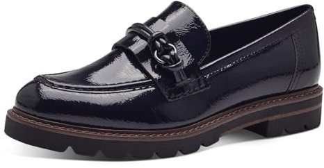 MARCO TOZZI 2-24704-41, Mocassino Donna, Brevetto Viola, 40 EU