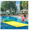 Llchaensc Wasser-Schwimmmatte Schwimmender Teppich Für Pool-Float, Aufrollbare Wassermatte Wasserhängematte Sommer Pool Floß Liege, Float Lounge Für Erwachsene,Orange,170X55X3.3cm