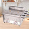Friteuse à Gaz, 20L Friteuse en Acier Inoxydable Commerciale avec Paniers et Couvercles, Température Réglable, Machine à Frire pour Restaurant Cuisine