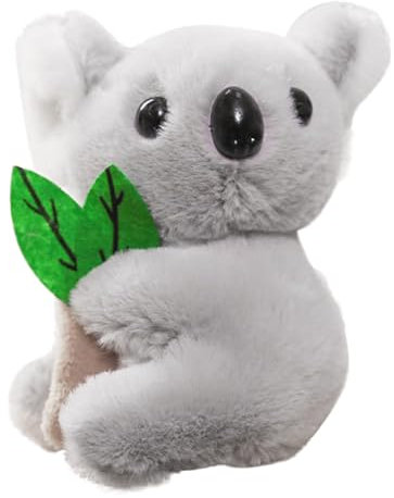 1 pièces porte-clés en peluche Koala en peluche porte-clés jouet mignon Koala porte-clés sac à main suspendu porte-clés jouets doux dessin animé Animal porte-clés pour sac à dos sac à (C, B)