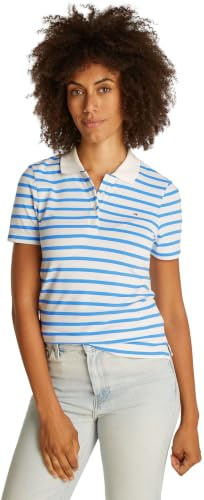 Tommy Hilfiger Damen Poloshirt Kurzarm Slim Fit