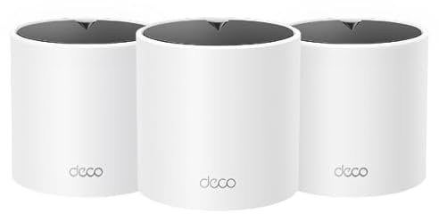 TP-Link AX1500 WiFi 6 Mesh Wi-Fi System (Deco X15) | Sostituisce router ed estensori | Copre fino a 5.600 piedi quadrati | 2 porte Gigabit per unità, supporto Ethernet Backhaul | 2024 Release