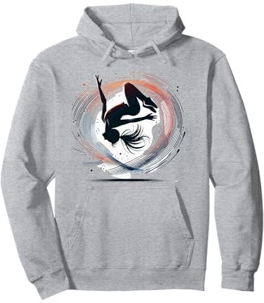 Turnerin Turnen Kunstturnen Gymnastik Damen Mädchen Kinder Pullover Hoodie