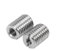 304 stainless steel slotless internal and external tooth nut M2M3M4M5M6M8M10M12 thread conversion screw-M12xD20(2pcs)-L6