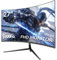 CRUA Curved Gaming Monitor 27 Zoll 100Hz, Full HD 1920 * 1080P 1800R, Rahmenloser PC-Monitor, 1ms GTG, FreeSync, Low Motion Blur, Augenpflege, VESA, DisplayPort, HDMI