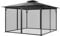VEVOR Moskitonetz für Pavillon, Mückennetz Ersatz, passend für 365,8x365,8x228,6 cm große Pavillons, Insektenschutz 4-teiliger Seitenwand-Pavillonvorhang, mit Doppelreißverschluss (NUR Netz)