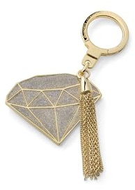 Braccialini Damen-Schlüsselanhänger aus Metall Zama Gadget 6,5 x 3,5 x 0 cm AB0396KR00002-PARENT, Weiß