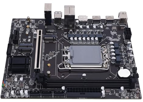 Hominas H610 Carte mère de Jeu ATX LGA 1700 DDR4 M.2 Slot 12e 13e 14e génération i3 i5 i7 i9 Processeur prenant en Charge Le matériel Informatique Haute Performance