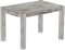Esstisch Rio Kanto 120x80 cm Shabby Nussbaum Pinie Massivholz Größe und Farbe wählbar Esszimmertisch Küchentisch Holztisch Echtholz vorgerichtet für Ansteckplatten Tisch ausziehbar Brasilmöbel