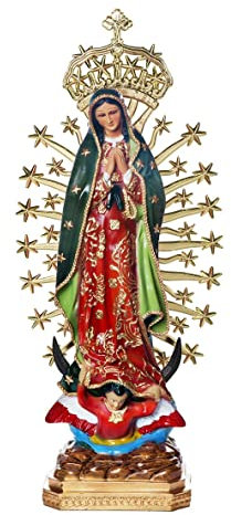 FANMEX - Fantastik - Mexikanische Heiligenfigur – Statue der Jungfrau von Guadalupe 50 cm