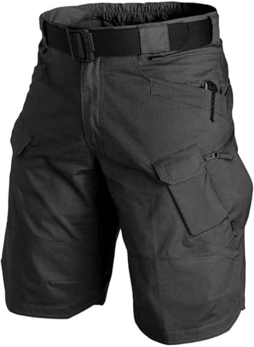 Shorts Homme Sport Shorts Tactiques Classiques pour Hommes Améliorés Imperméables À Séchage Rapide Multi-Poches Pantalons Courts en Plein Air Chasse Pêche Cargo Shorts