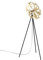 EGLO Stativ Stehlampe Castanuelo, Dreibein Standleuchte im Retro-Design, Lampe Wohnzimmer aus Metall in Gold und Schwarz, Stehleuchte mit E27 Fassung