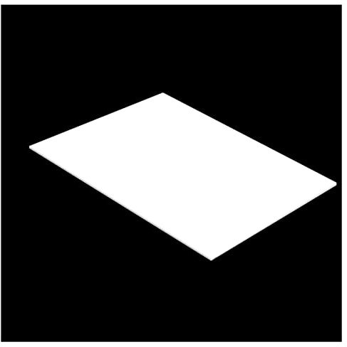 YTGZS Blanco Láminas Hojas Tableros Plástico PVC Usado para Señalización,Pantallas,Lámina de Plástico Duradero 200mmx300mmx1mm,9 Piezas