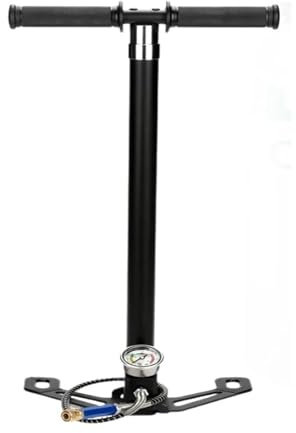 MENTCH 30 mpa 4500 psi 300 bar 4-stufige Hochdruck-Luft-PCP-Pumpe, geeignet for PCP-Jagdfahrrad, Fahrrad-Ergänzung, PCP-Kompressor (Color : Black, Size : Big Filter)