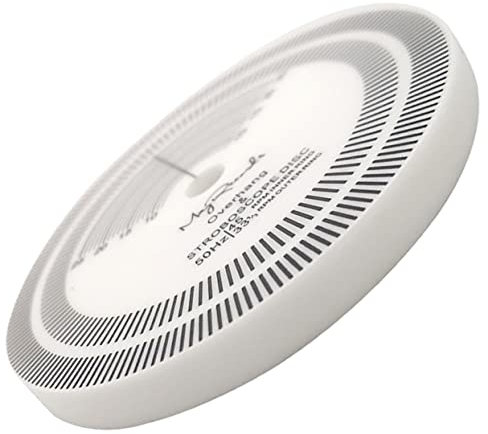 Gadpiparty Outil D'étalonnage De La Vitesse du Disque Vinyle Compteur De Vitesse De La Platine Stroboscope Disque Étalonnage Précis pour Les Lecteurs De Vinyles