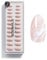 DOONAILS – Press On Nails 30er Set Nude Marble Almond Form Creme/Weiß + Marmor – Nägel zum Aufkleben Full Cover in Salonqualität – Fake nails soft gel Short – Natürliches & angenehmes Tragegefühl