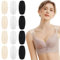 12 Stück BH Trägerpolster BH-Zubehör Silikon BH Trägerkissenhalter Bra Strap Pad Halter,Anti Rutsch Schulterpolster Silikon Bra Strap Pad Halter rutschfeste Komfort für Frauen/Mädchen Jeden Alters