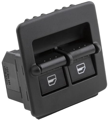 LyTTuu Auto Fensterschalterknopf für VW Beetle 1998-2010 1C0959855 1C0 959 527,Fensterheber Schalter Fensterheberschalter Knopf Elektrischer Fensterschalter-Reglerknopf