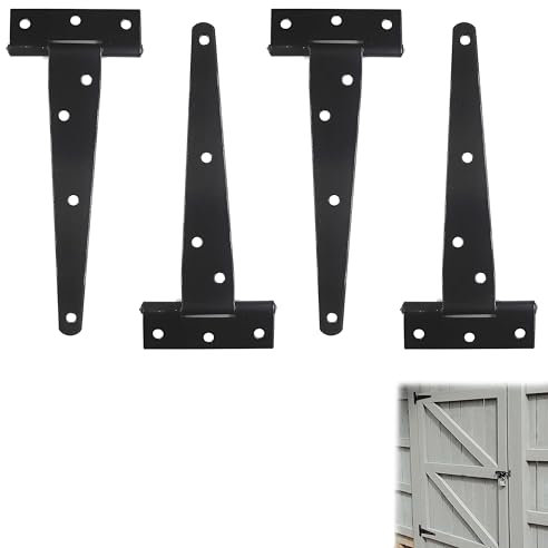 2 para Puertas Bisagras Plegables para Puertas con Tornillos, Bisagra Valla Madera Fuerte para Puertas Fábrica, Puertas Almacén, Puertas Jardín