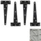 2 para Puertas Bisagras Plegables para Puertas con Tornillos, Bisagra Valla Madera Fuerte para Puertas Fábrica, Puertas Almacén, Puertas Jardín
