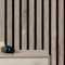 ANHUIB Brown Wood Wallpaper Wooden Panelled Wallpaper Wood Grain Vinyl Contact Paper(0.44X3m) Vintage Light Brown Peel and Stick Oak Slat Wooden Wall Wrap Faux Panels Wall Paper for Living Room Office
