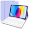 Tastiera iPad 10 Generazione 10.9 2022/(A16) 11 Generazione 11 2025 con Custodia, Cover iPad A16 11/10 Generazione con Bluetooth Tastiera, Custodia con Supporto Pencil per iPad 10a/11a Gen,Viola