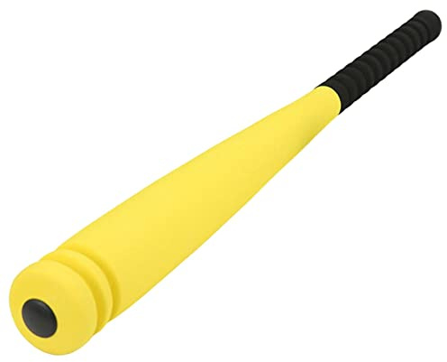 RNXRZANK Baseballspiel für Kinder Aus Weichem PP Schaum mit Rutschfestem Griff, Ideal für Pädagogische Spiele Im Freien, Gelb 47cm