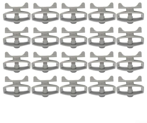 Solution de tension efficace - Tendeur de fil pour cordes à linge et cordes - Compact et facile à transporter - Gris