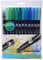 Tombow ABT Dual Pinselstifte, mit Mischstift, Meeresfarben, 12 Stück