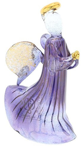 Murano Glass Angel Christbaumkugel - Blau