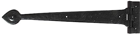 From The Anvil Black Textured 18 Inch Cast T Hinge (Pair)