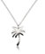 Sovats Palm Tree Necklace For Women 925 Sterling Silver Rhodium Plated - Beach Jewelry, Simple, Stylish &Trendy Necklace for Teens And Girls