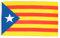 AZ FLAG - Bandera Cataluña Estelada Blava - 150x90 cm - Bandera Catalana Independentista – Catalunya 100% Poliéster ligero Con Ojales de Metal integrados - 80g