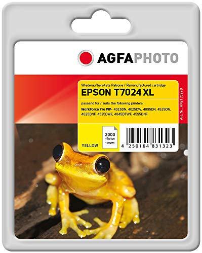 AgfaPhoto APET702YD Remanufactured Tintenpatronen Pack of 1