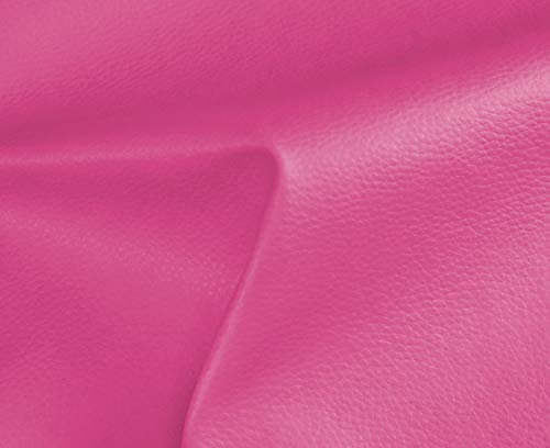 HAPPERS Polipiel para Tapizar 1 metro con Ancho 140cm. Venta de Polipiel por metros Solar Color Fucsia