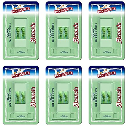 6x Paneangeli aroma Arancia Orange aroma für Kuchen & Cremes 2x 2ml