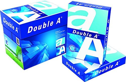 5 Stück A4 Kopierpapier 500 Blatt 80 g Double A Qualität Premium Extra Weiß