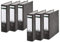 Leitz 1080/1050 Standard Ordner A4 (breit | 6er Pack, schwarz)