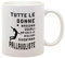 fashwork Tazza Mestieri - Tutte Le Donne Nascono Uguali ma Solo Le Migliori Diventano pallavoliste - Idea Regalo