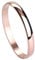 Manfnee 8mm Bracciale a polsino Acciaio inossidabile Oro rosa Amicizia Amore Compleanno Donna Uomo
