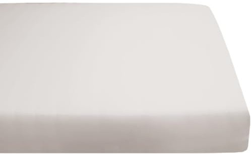 Hochwertiges Spannbettlaken 100x200cm Baumwolle - 25 cm Steghöhe - Perle - Bettlaken 100x200 cm - Geeignet fürs Boxspringbett