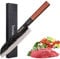 Santoku-Messer, 17,8 cm, 5-lagig, 9CR18MOV Stahl, mit achteckigem Griff