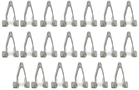 20 Pcs Metal Interior Trim Panel Lining Spring Clips Vehicle Interior Upholstery Retainers Auto Replacement Parts for Most Cars