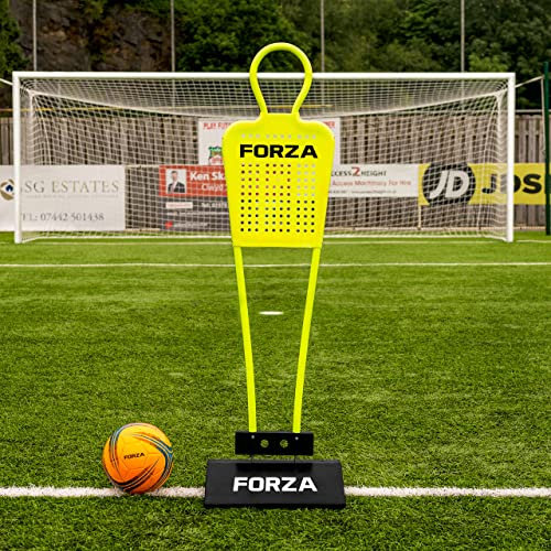 FORZA Astro Fußball-Dummies (Unterlage Werden enthalten) | Freistoß Dummies für Fussball | 3 Größe erhältlich | Eignen Sich für mehrere Oberflächen (Jugendliche, Einzeln)