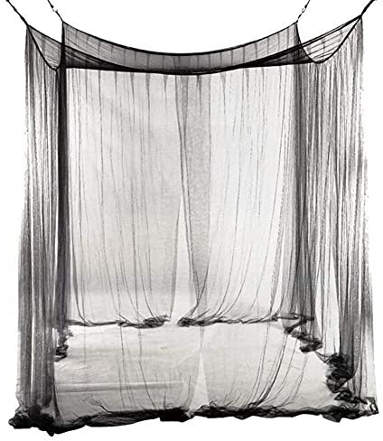 Jjoer Himmelbett VorhäNge Moskitonetze Moskito Zelt Moskitonetz Baby Moskito Net Moskitonetz Für Bett Bett Net Baldachin Mädchen Bett Baldachin Black